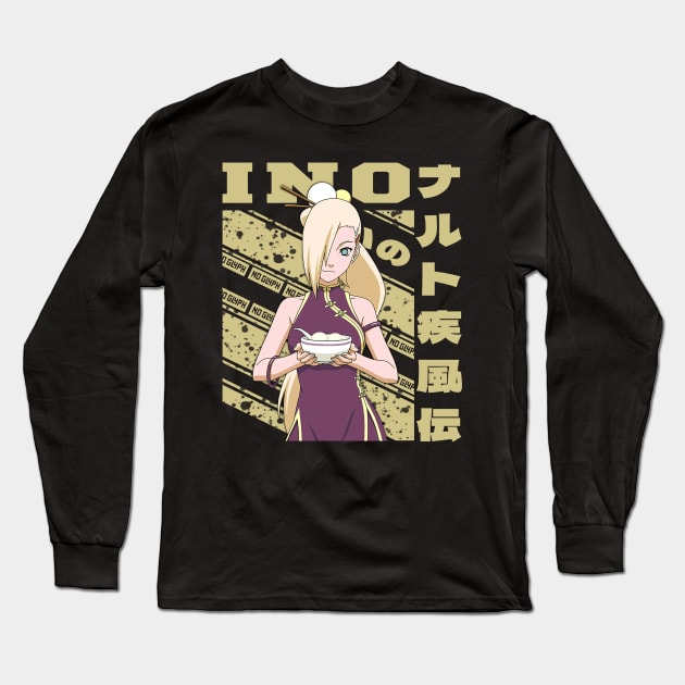 Ino Yamanaka Long Sleeve T-Shirt by ANIME FANS